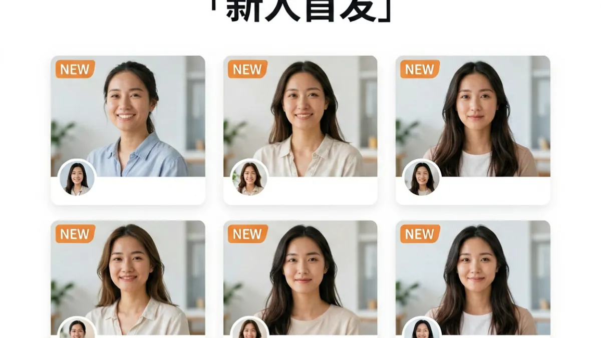 91sese新人上传专区页面，展示近期首次发布内容的创作者头像与封面图